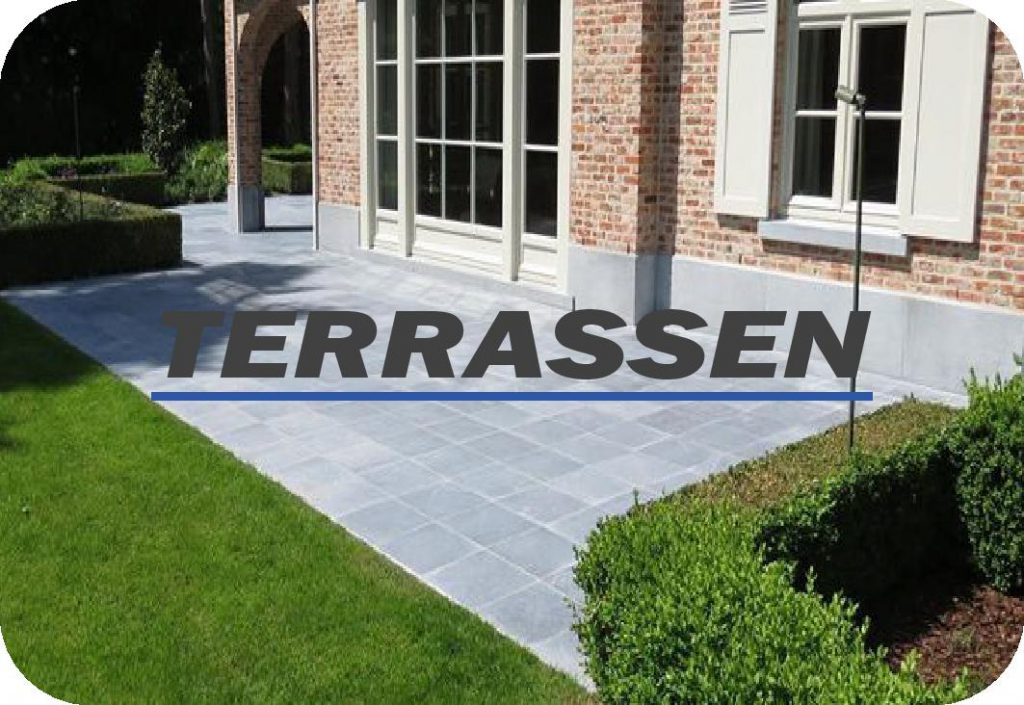 Reiniging van terras, oprit, tegels